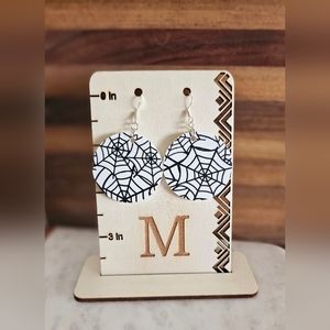 Spider Web Acrylic Dangles